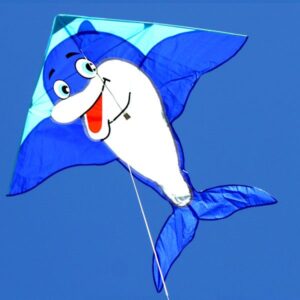 Dolphin kite in Windspeed Kites single string kite range
