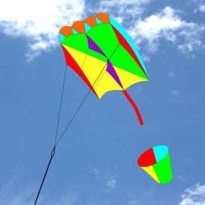 Parafiol single string kite