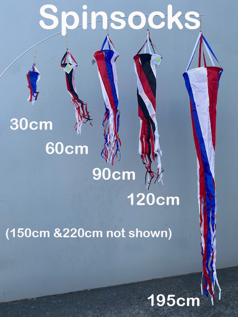 Ripstop nylon Spinsocks